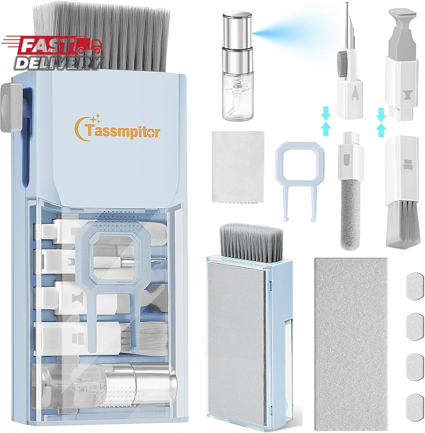 Keyboard Cleaner Laptop Cleaning Kit, Compact Keyboard Cleaning Kit for Computer