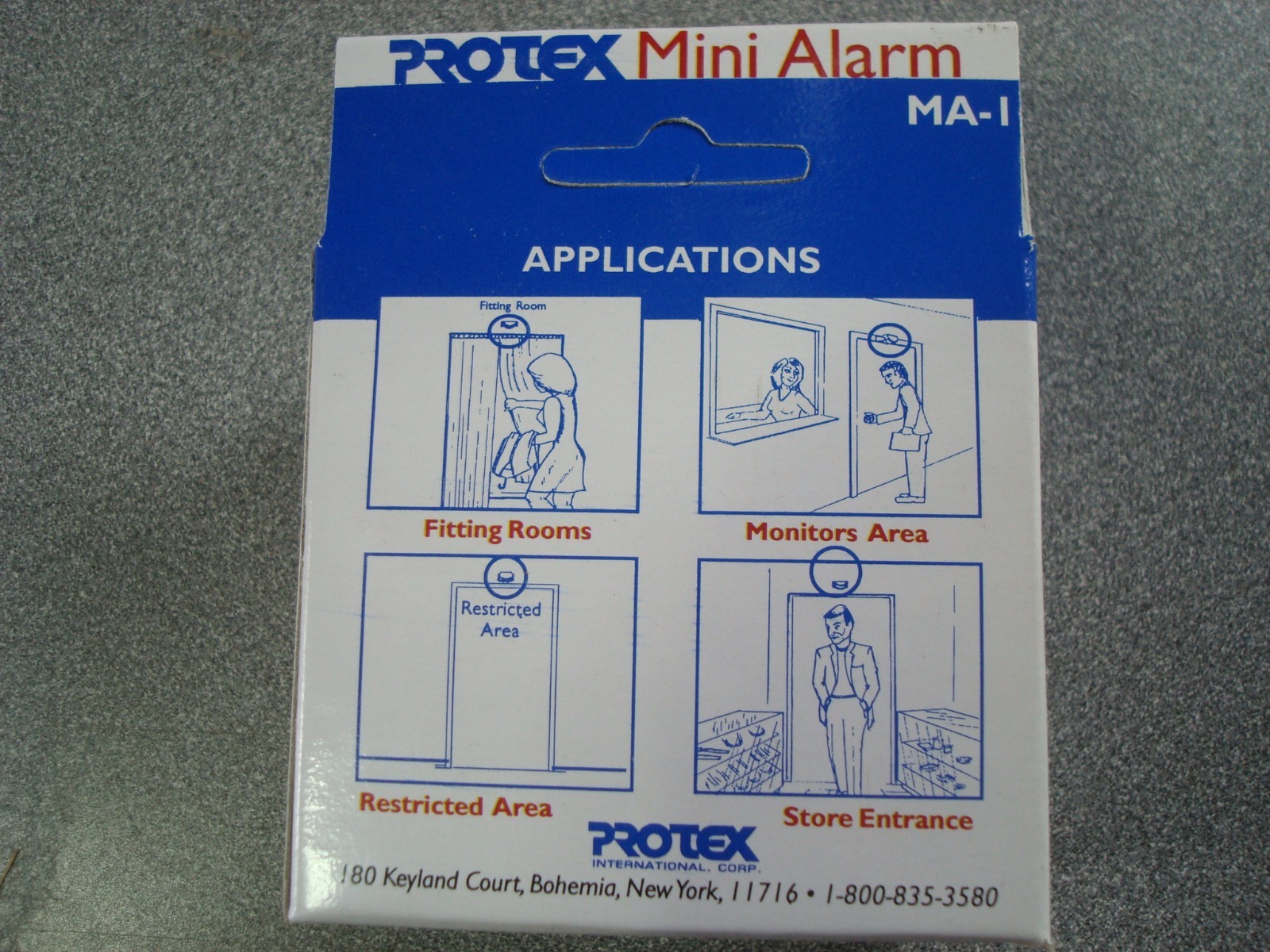 PROTEX Mini Alarm Motion Sensing