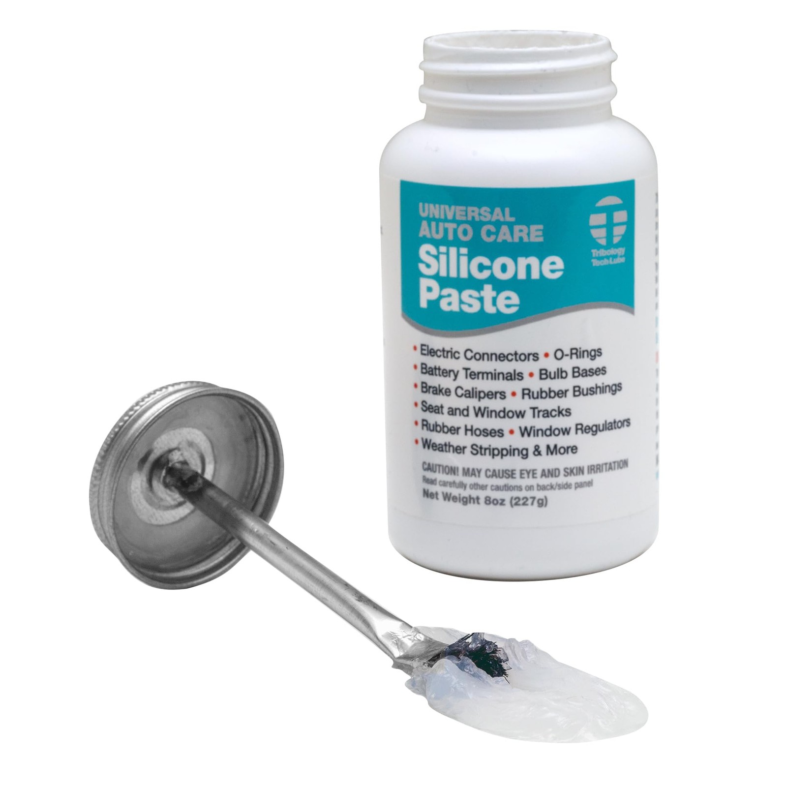 Tribology Tech-Lube Silicone Paste with Brush, Clear, 8 oz - Original Version