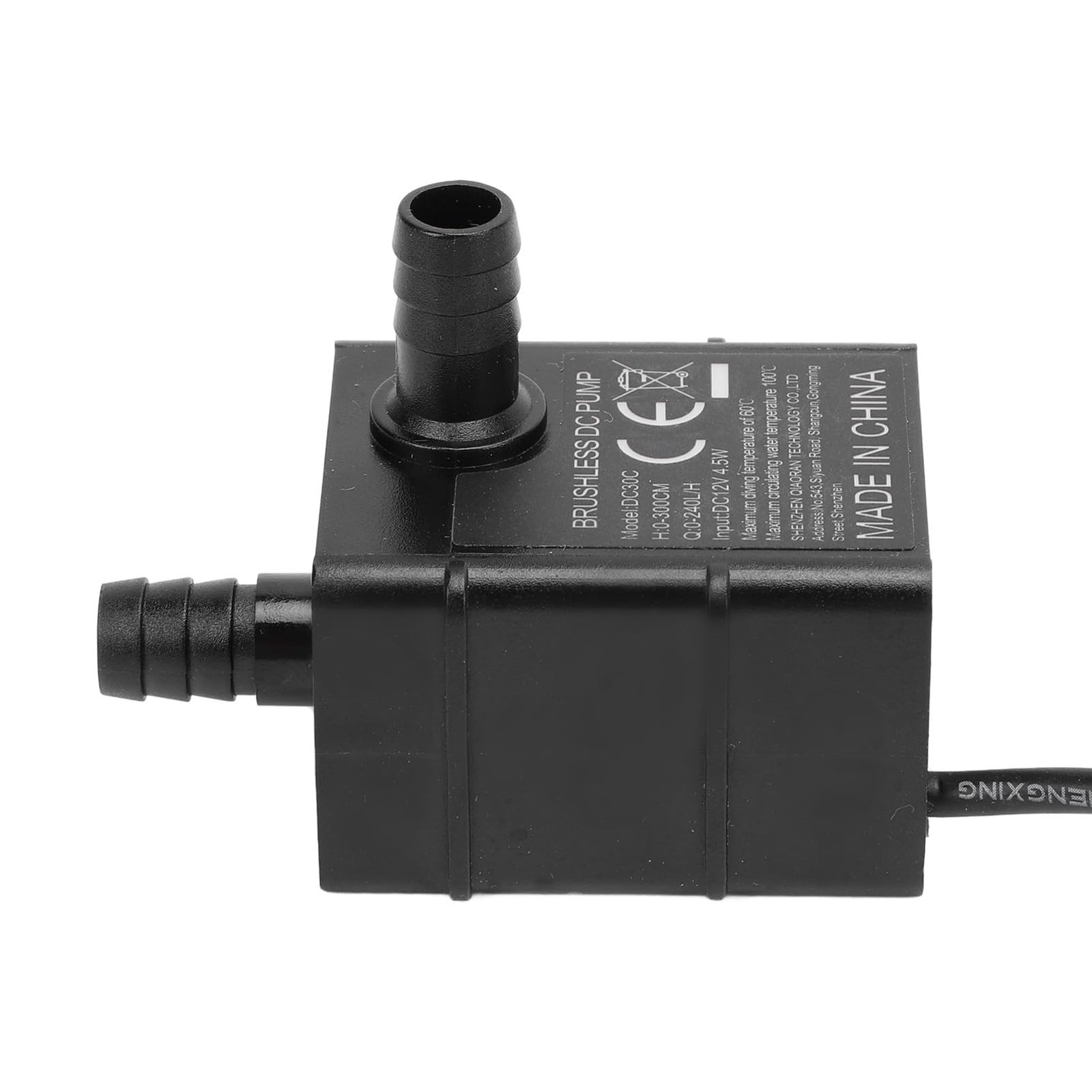 DC 12V 4.5W Micro Submersible Water Pump With IP68 LED Indicator Aquarium