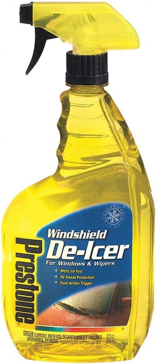 6PK Trigger Spray Windshield De-Icer, 32 oz. - Fast Ice Melt for Safe Driving