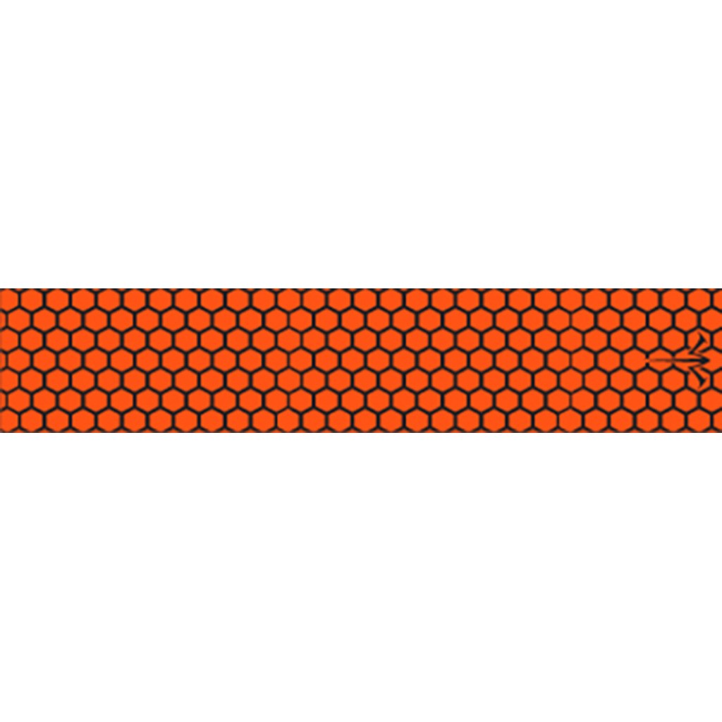 White Water Archery Honeycomb Fade Arrow Wraps Open Flo Orange 15 pk.