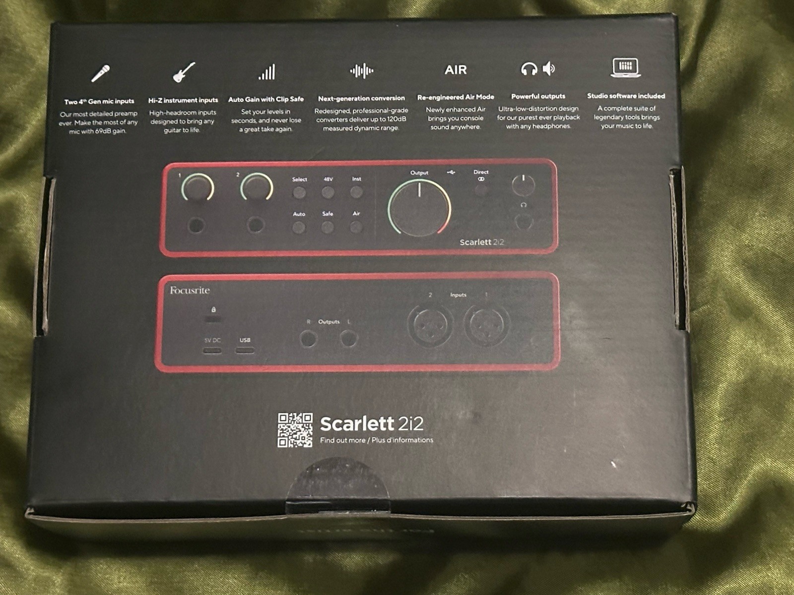 Focusrite Scarlett 2i2 4th Gen USB-C Audio Interface