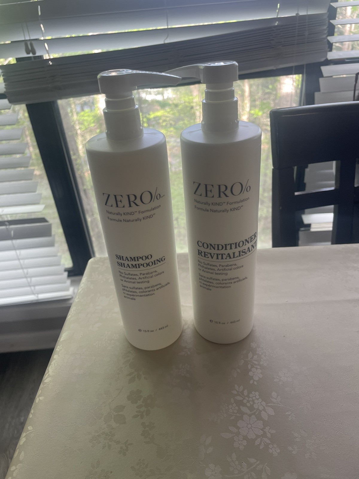 Zero% by Gilchrist & Soames Shampoo & Conditioner 15oz Brand New