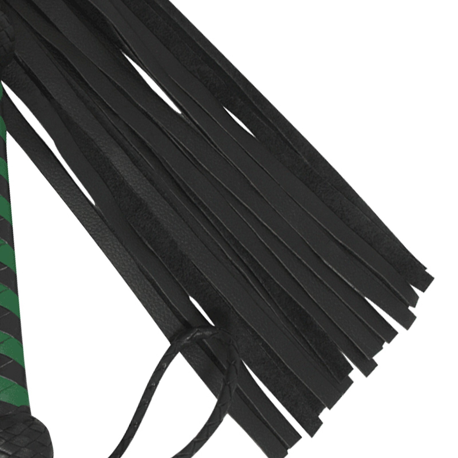Real Cow Hide Black Leather Flogger 25 Thick Tails Heavy & Thuddy impact Whip