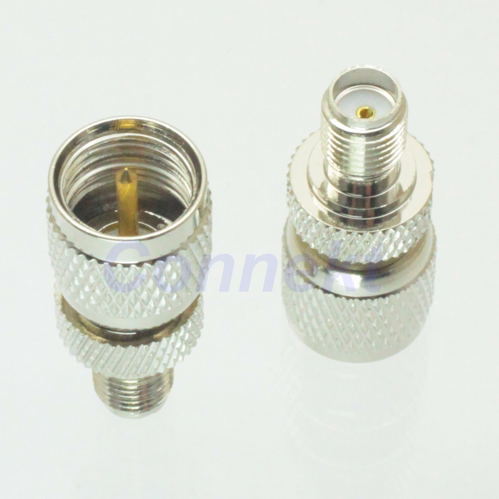 1pce mini UHF miniUHF male plug to SMA female jack RF coaxial adapter connector