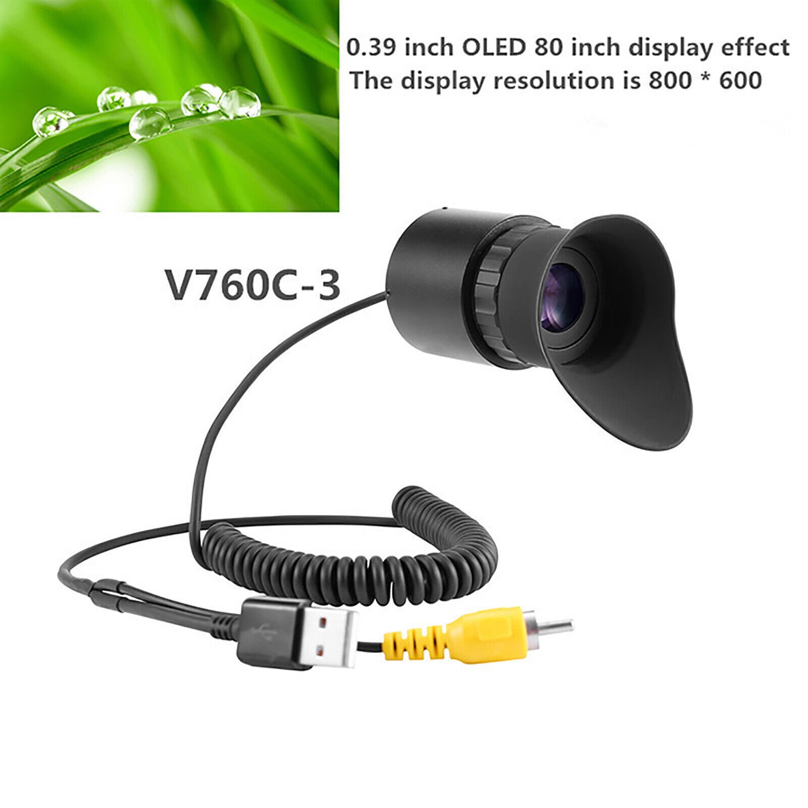 V760C-3 Wearing Large HD Screen Portable Display Head Mounted Display