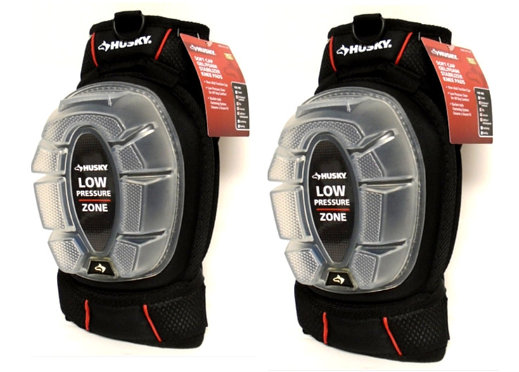 1 Set of 2 Husky Soft‑Cap Gel Foam Stabilizer Knee Pads New with Tags Free Ship