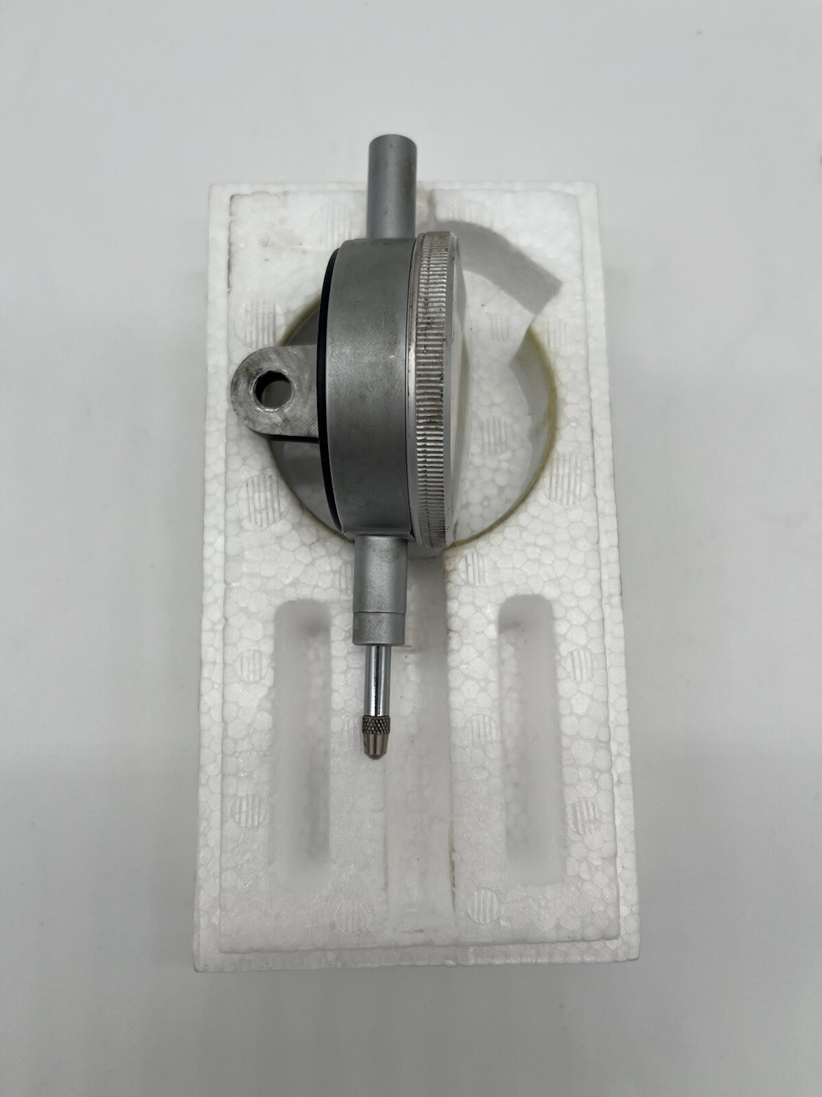 TECLOCK 0 - 1/4" Range 0-100 Reading Dial Drop Indicator - Satin Chrome