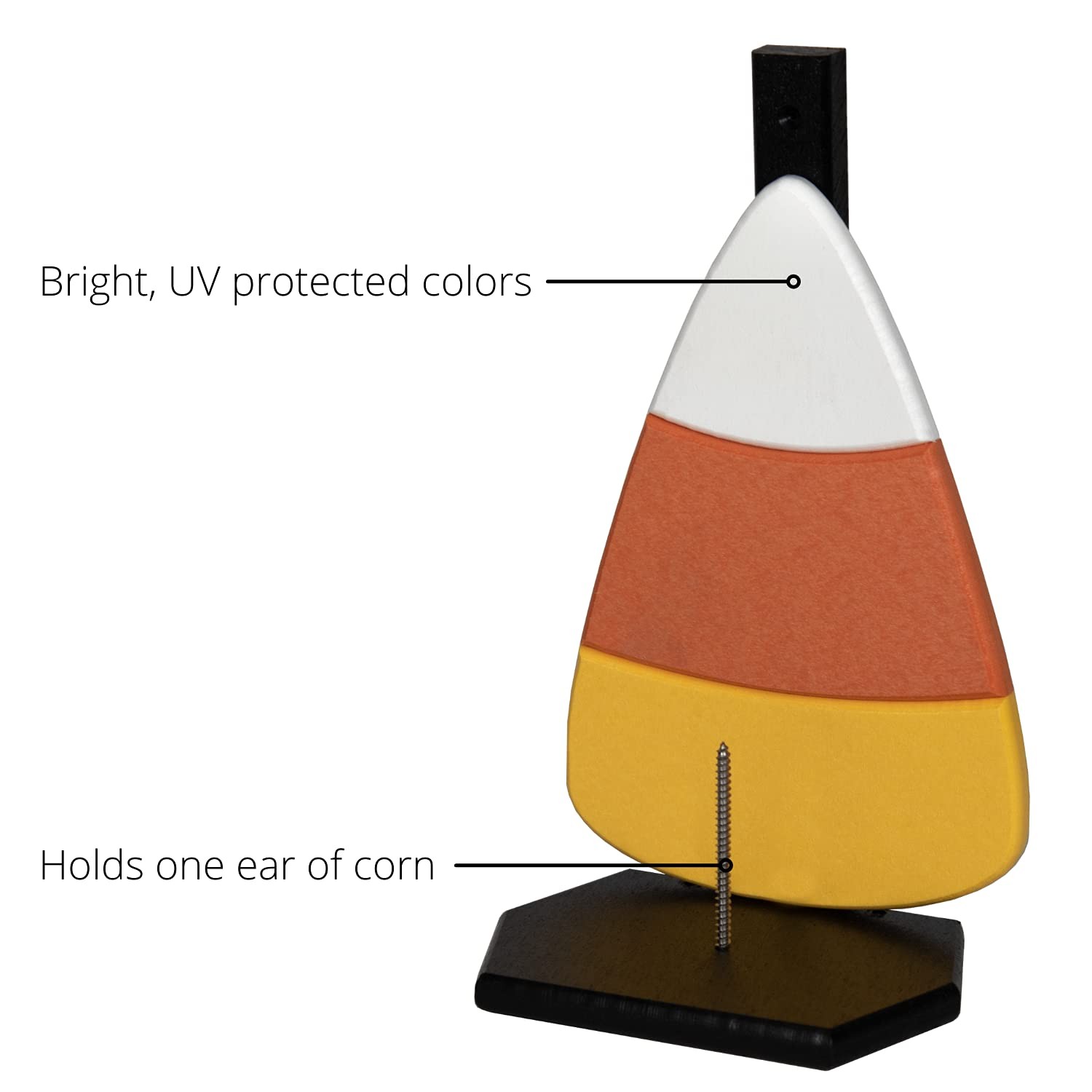 JCs Wildlife Candy Corn Squirrel Feeder - Fun Fall Decor - Squirrel Corn Feeder