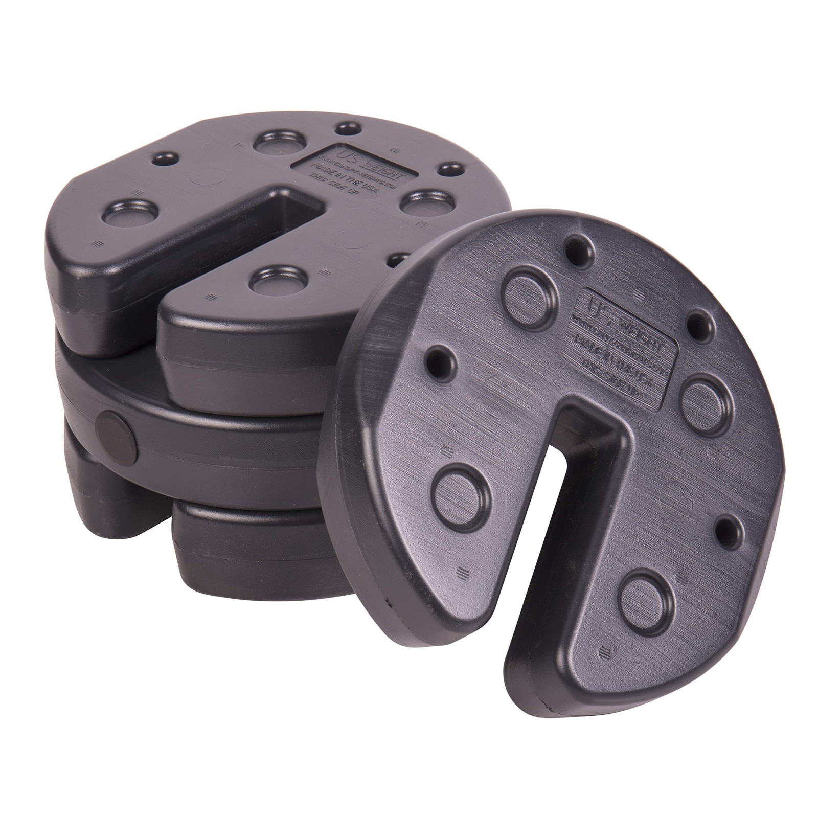 US Weight 30 Pound Canopy Weight Set of 4 with No-Pinch Design - Easy Install...