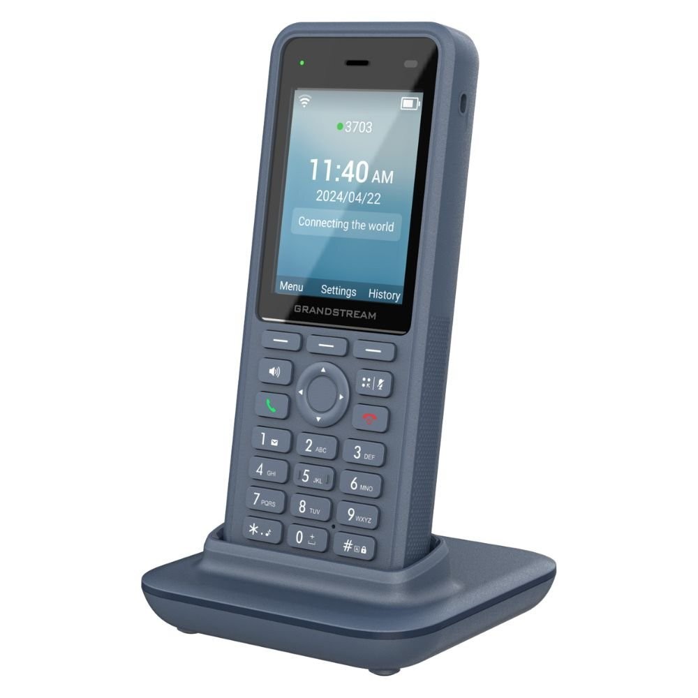 Grandstream WP836 Ruggedized Cordless Wi-Fi IP Phone – Dual-Band Wi-Fi 6 IP69K D