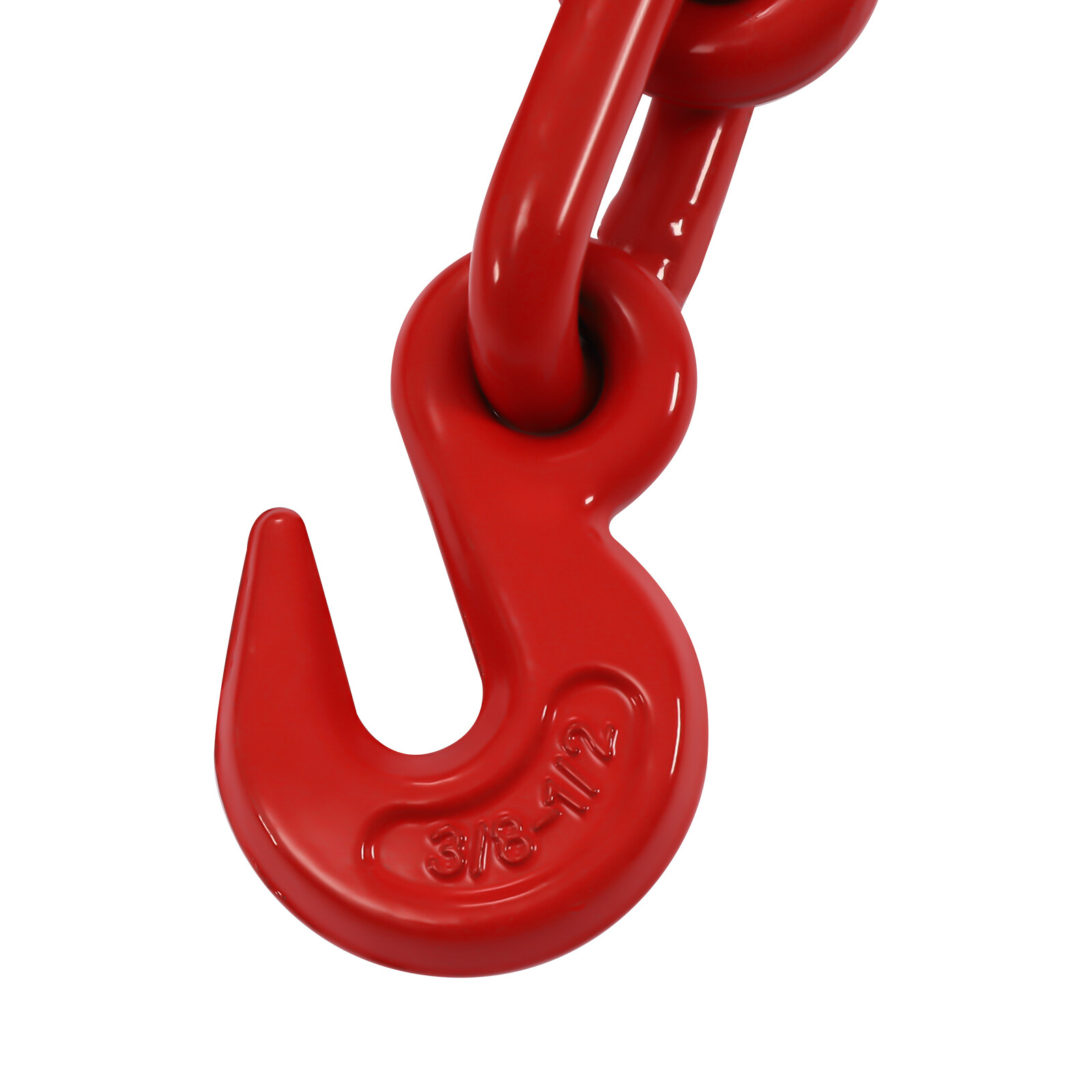 2pcs 3/8-1/2inch Ratchet Chain Binder Load Binders 9,200 Lbs Adjustable Hook