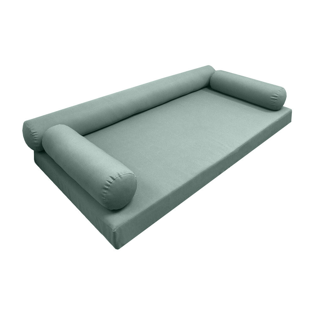 *COVER ONLY*Style 6 Daybed Mattress Bolster Pillow Covers Knife Edge Crib AD002