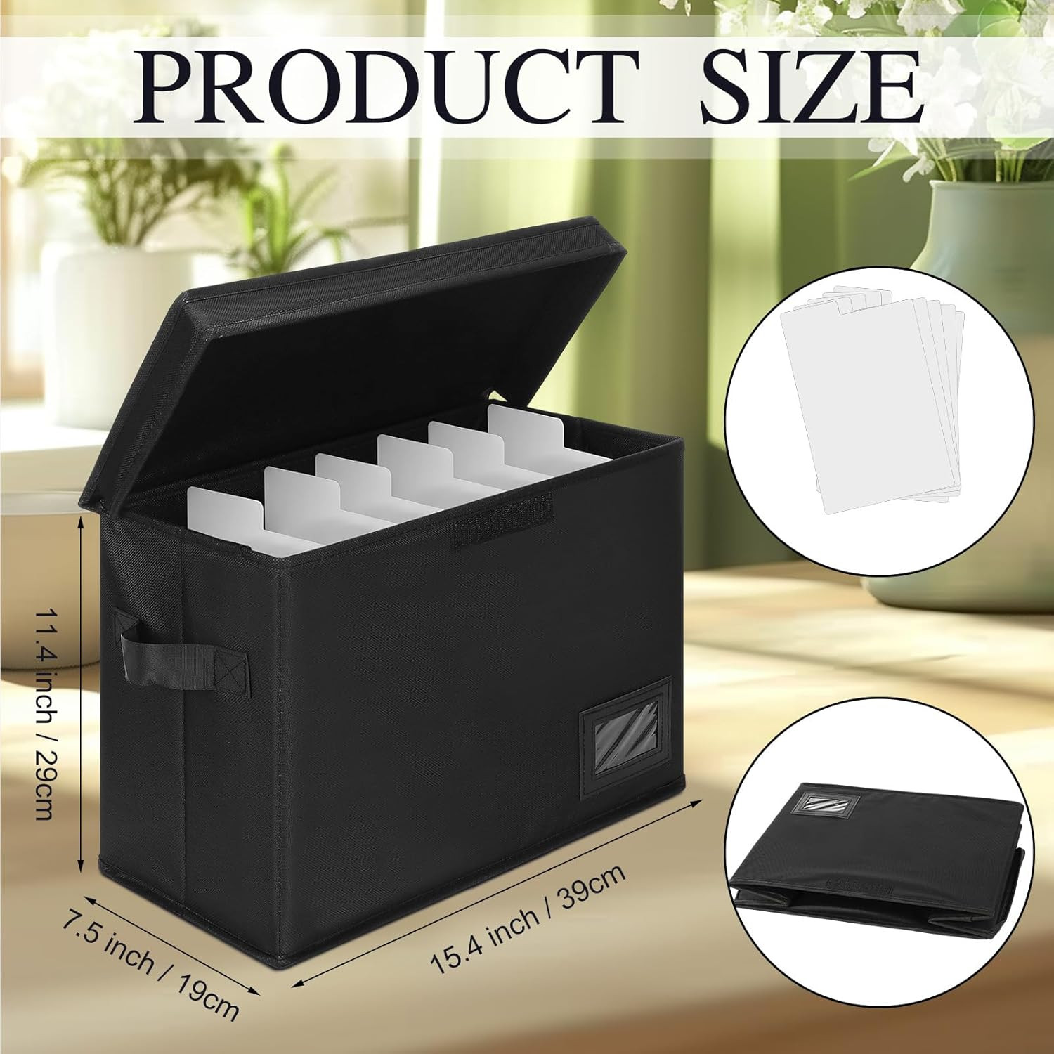 4 Pack Comic Book Storage Boxes with 20 Book Dividers Collapsible Comic Box Case
