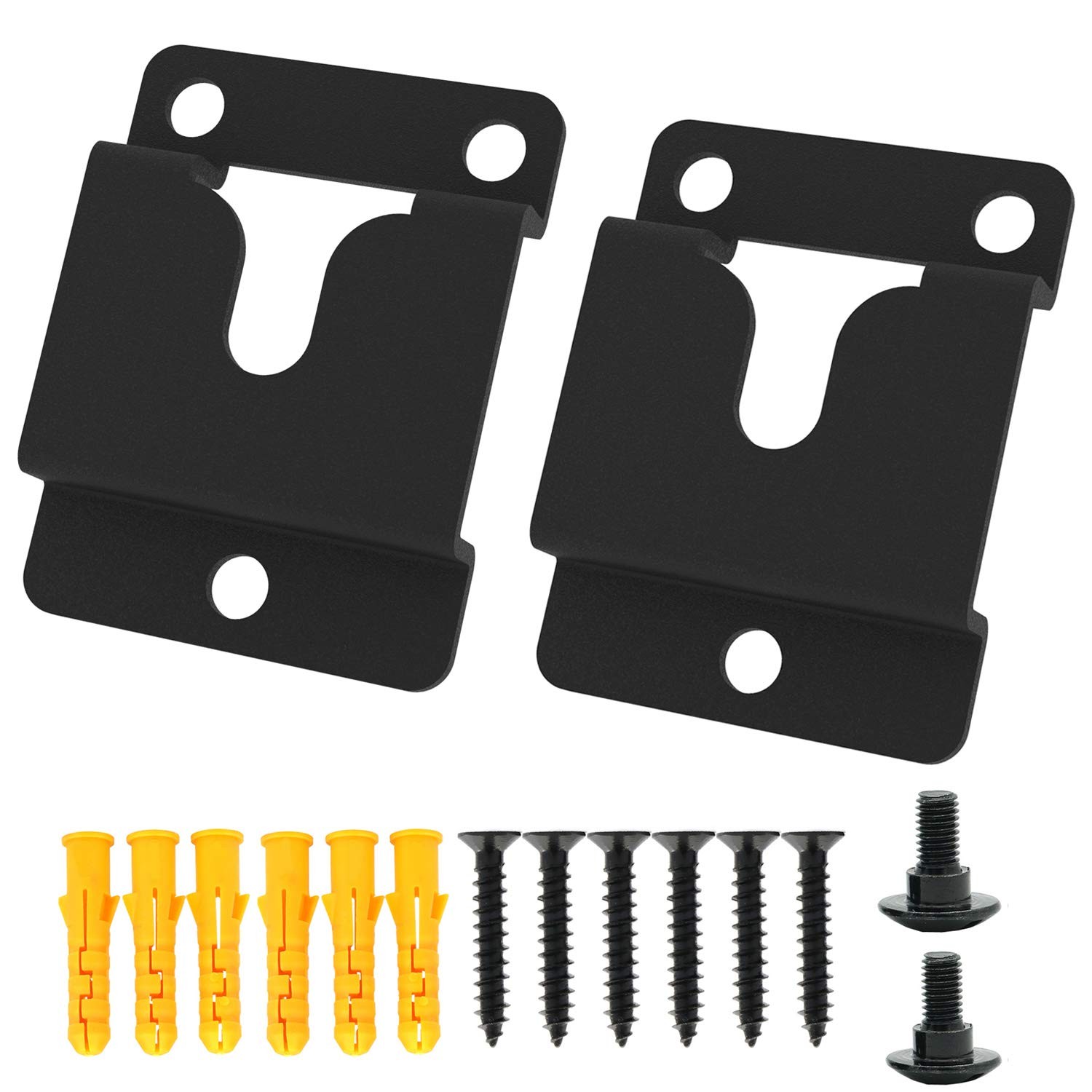 Pbxifge Sound Bar Wall Mount Brackets for Vizio Soundbar Mounted Black