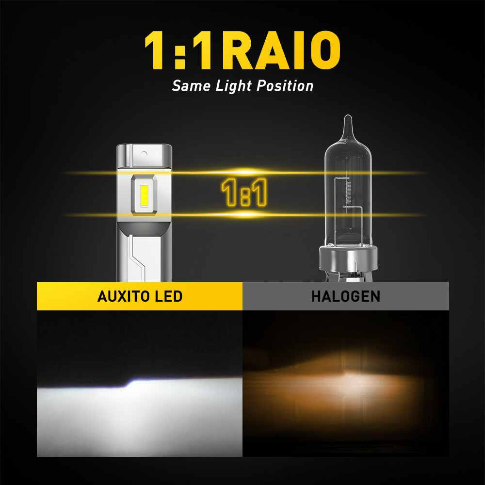 Combo 9005+H11 LED Headlight Super Bright Bulbs Kit White 720000LM High/Low Beam
