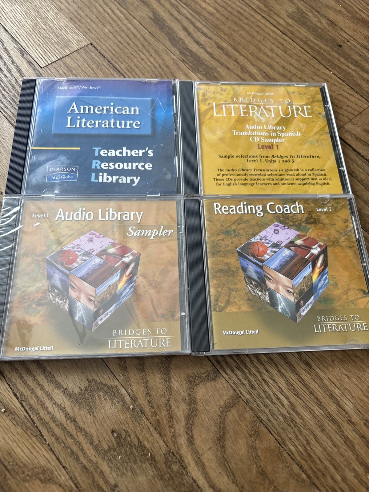American Literature Teachers Resource Library AGS, Bridges To Literature Discs