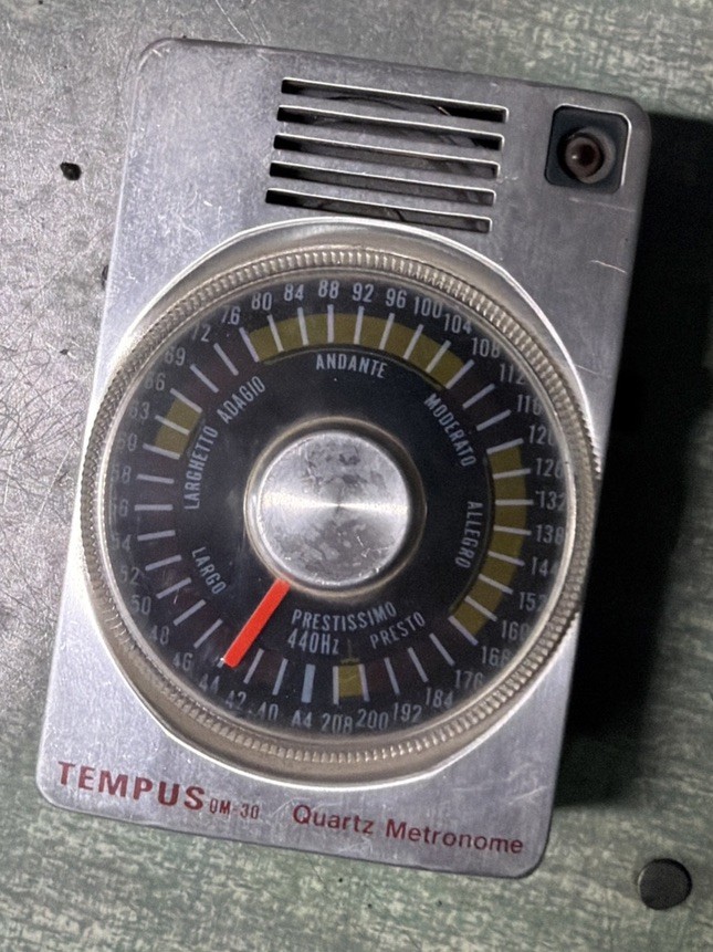 Vtg. Tempus Quartz Metronome QM-30