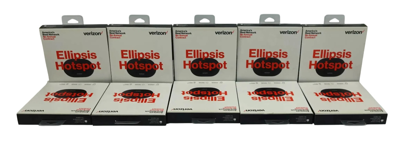 Lot of 10 Verizon Ellipsis Jetpack MHS900L Wi-Fi HotSpot Modem 4G LTE Black NEW