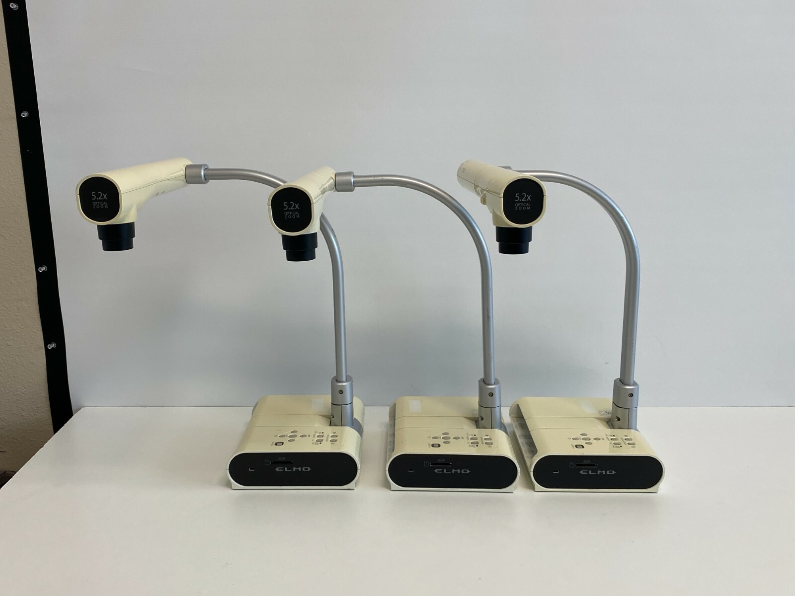 Lot #15: Lot of 3 Elmo TT-02S Interactive Document Camera