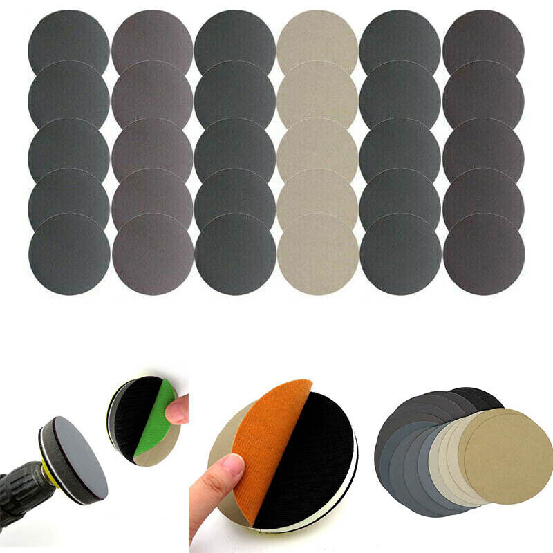 1x wet and dry sanding discs 125mm 5" sandpaper