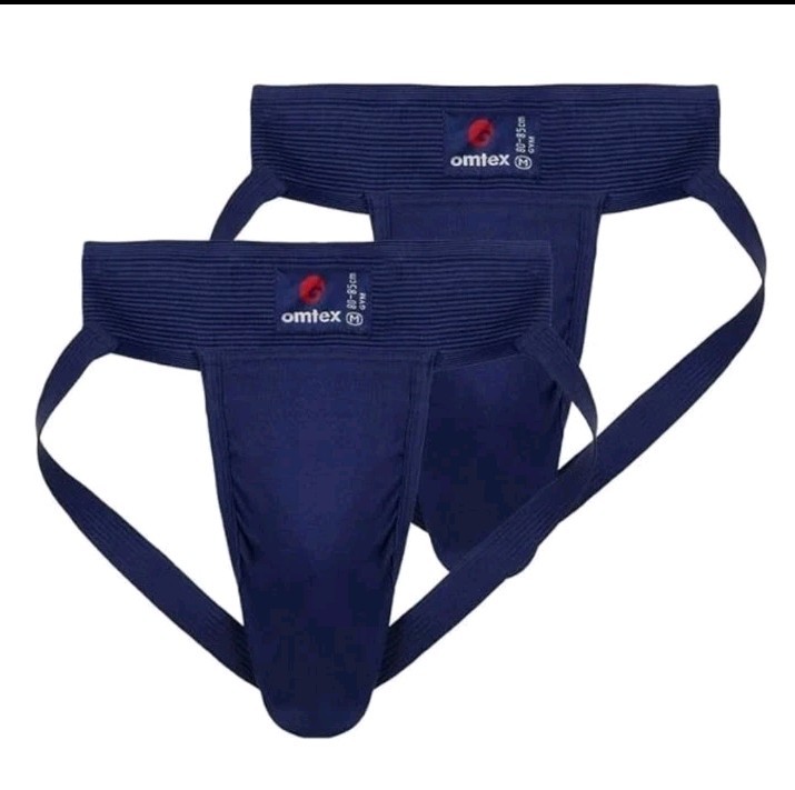 SIZE SMALL 70-75CM Omtex Athletic Gym Jockstrap Cotton Supporter NEW PACK OF 2