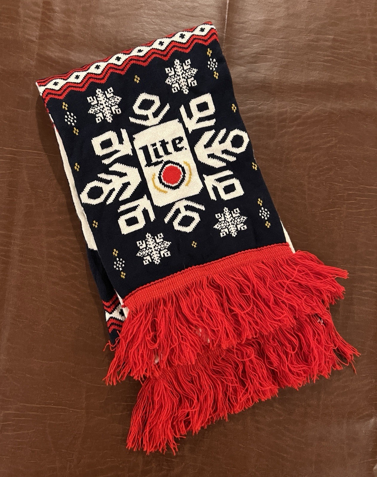 Miller Lite Beer Scarf - 5’ x 8”