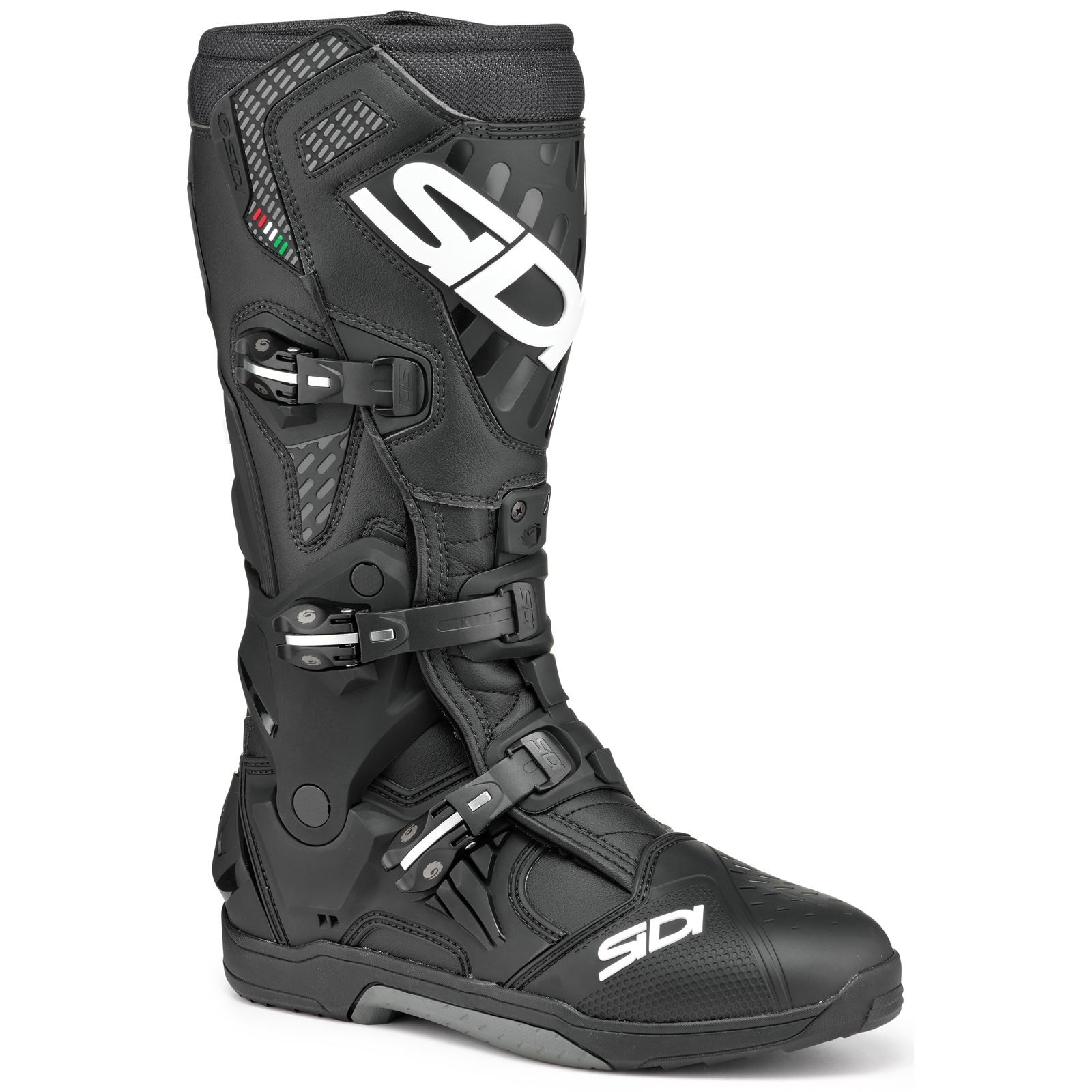 Sidi - Powersports Crossair Boots - Black/Black - Size 13.5 8017732596147
