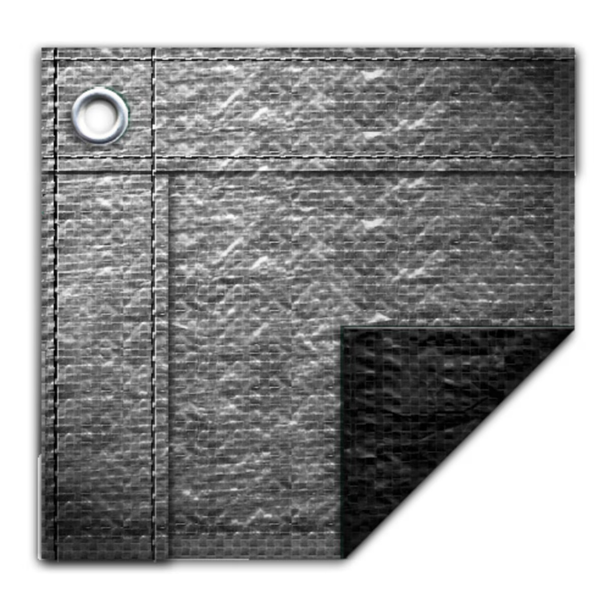 18' x 40' Rectangle In-Ground Swimming Pool Winter Cover 10 Year - Silver