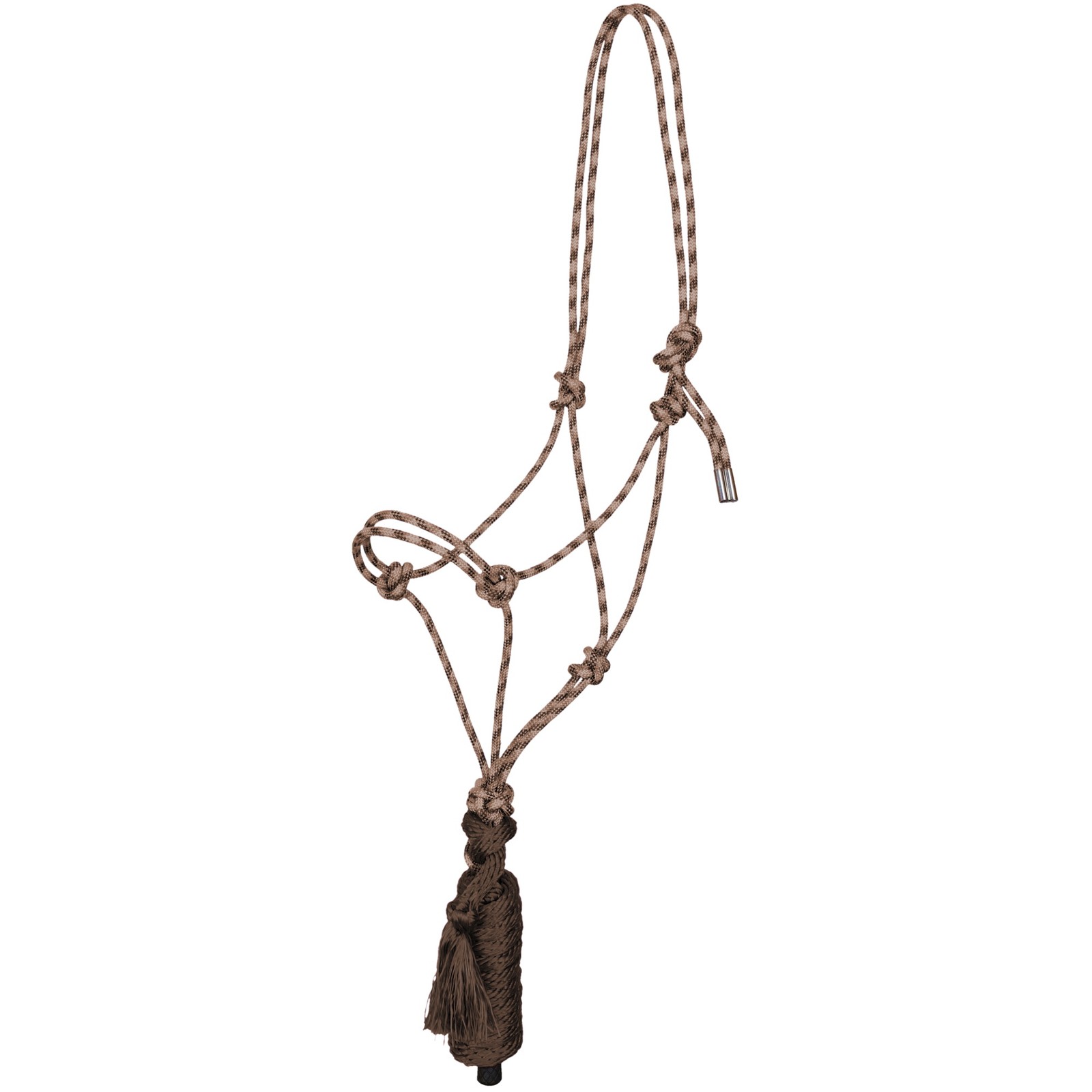 Showman Premium Diamond Cowboy Knot Halter w/ Lead