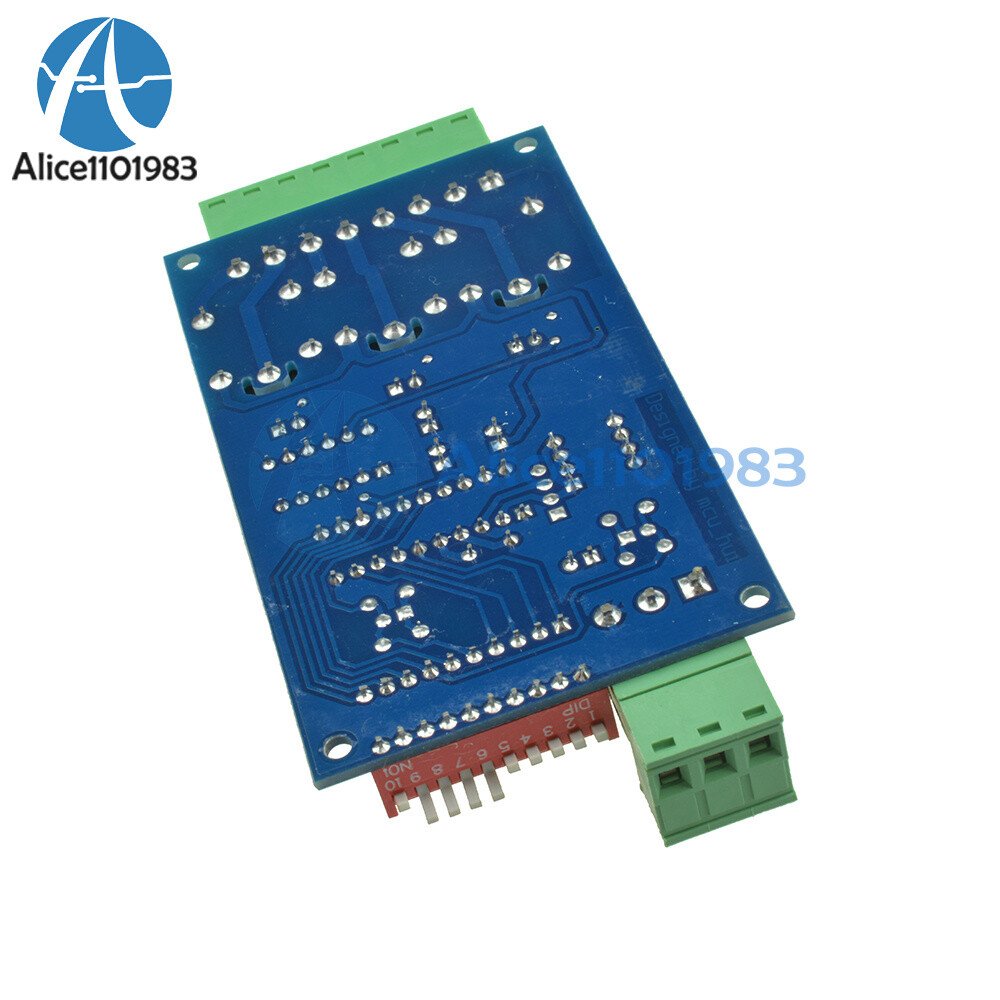 2PCS DMX512 5A 3-Channel Controlled Relay Switch Converter DMX Dimmer Relay