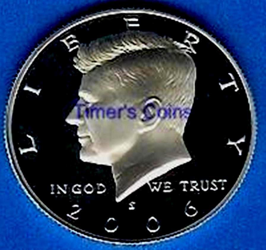 2006 Gem Proof 90% Silver Kennedy Half Dollar-DCAM