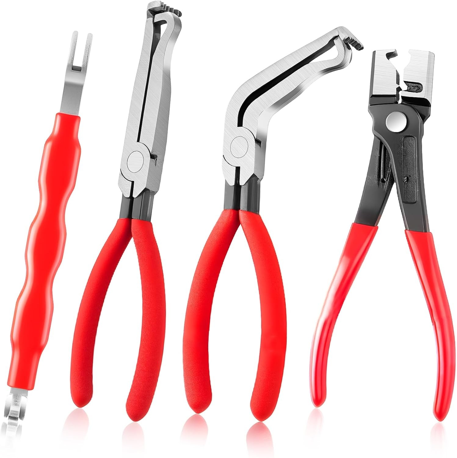 4PCS Electrical Disconnect Pliers, Automotive Electrical Terminal Connector