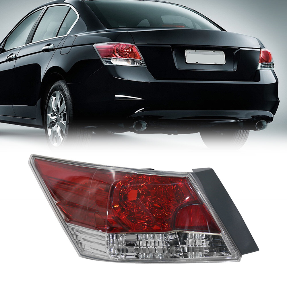 Fit 2008-2012 Honda Accord Sedan Rear Tail Light Halogen Lamp Driver Side