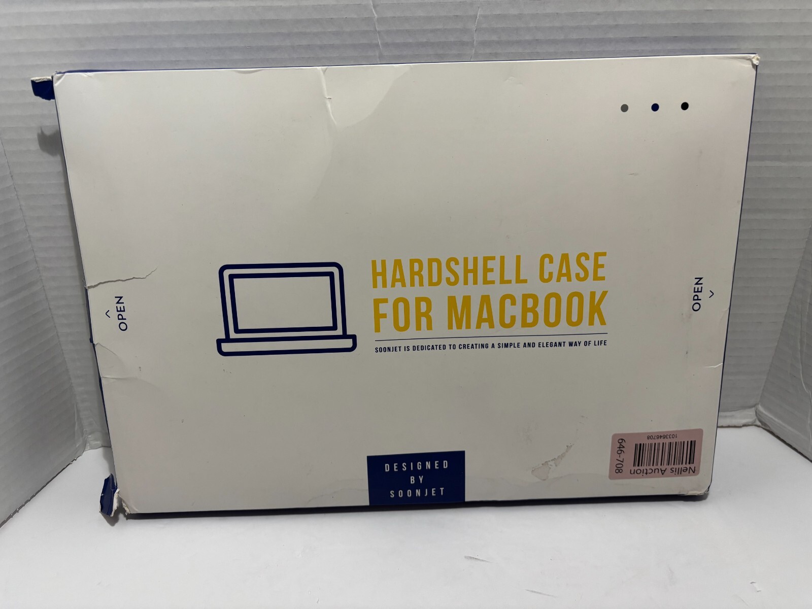 Soonjet 16” Hardshell Case For MacBook Air Color Midnight Clear Model: SJ-A16 Nw