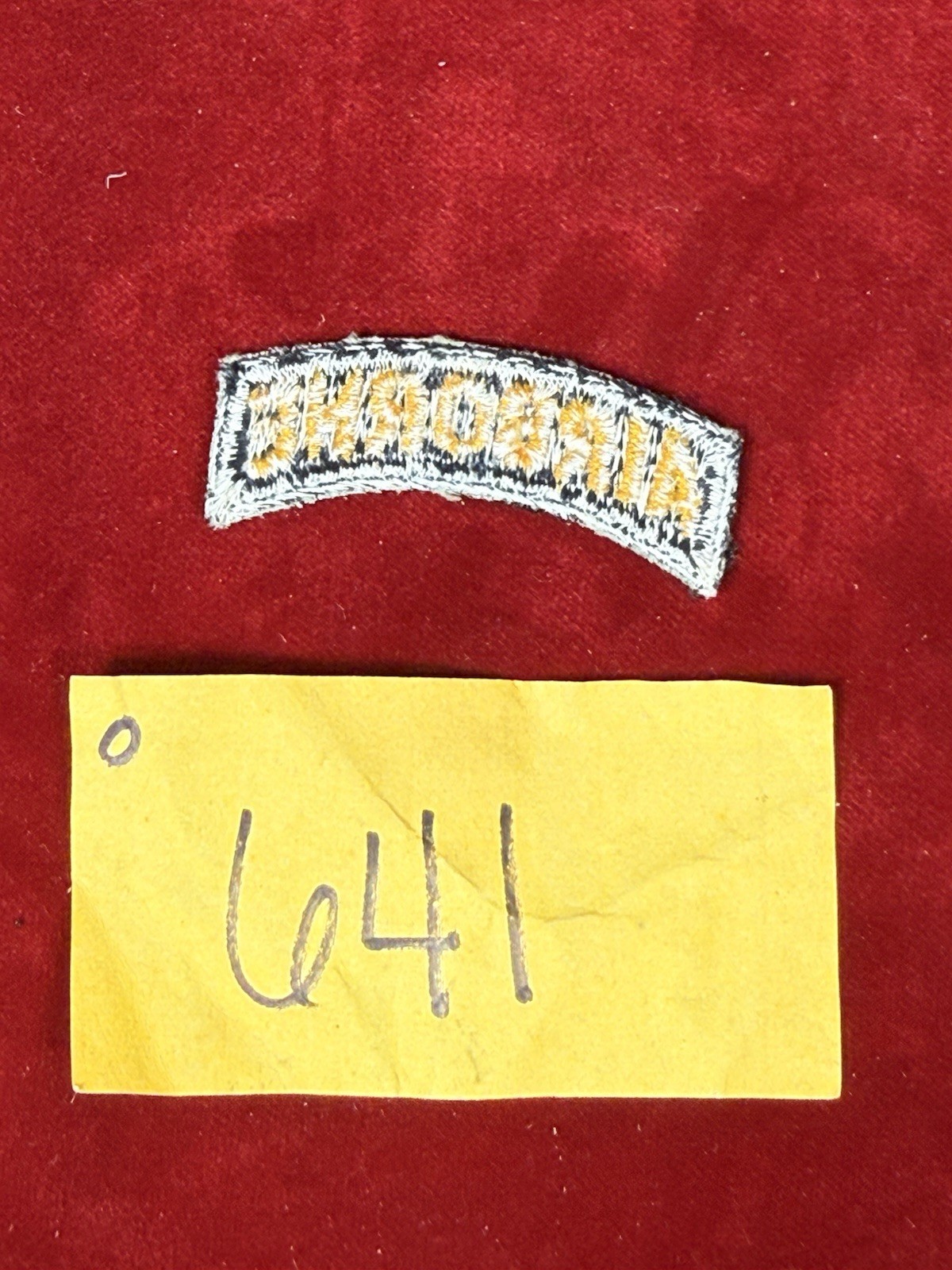 WW2 US Airborne Tab O641