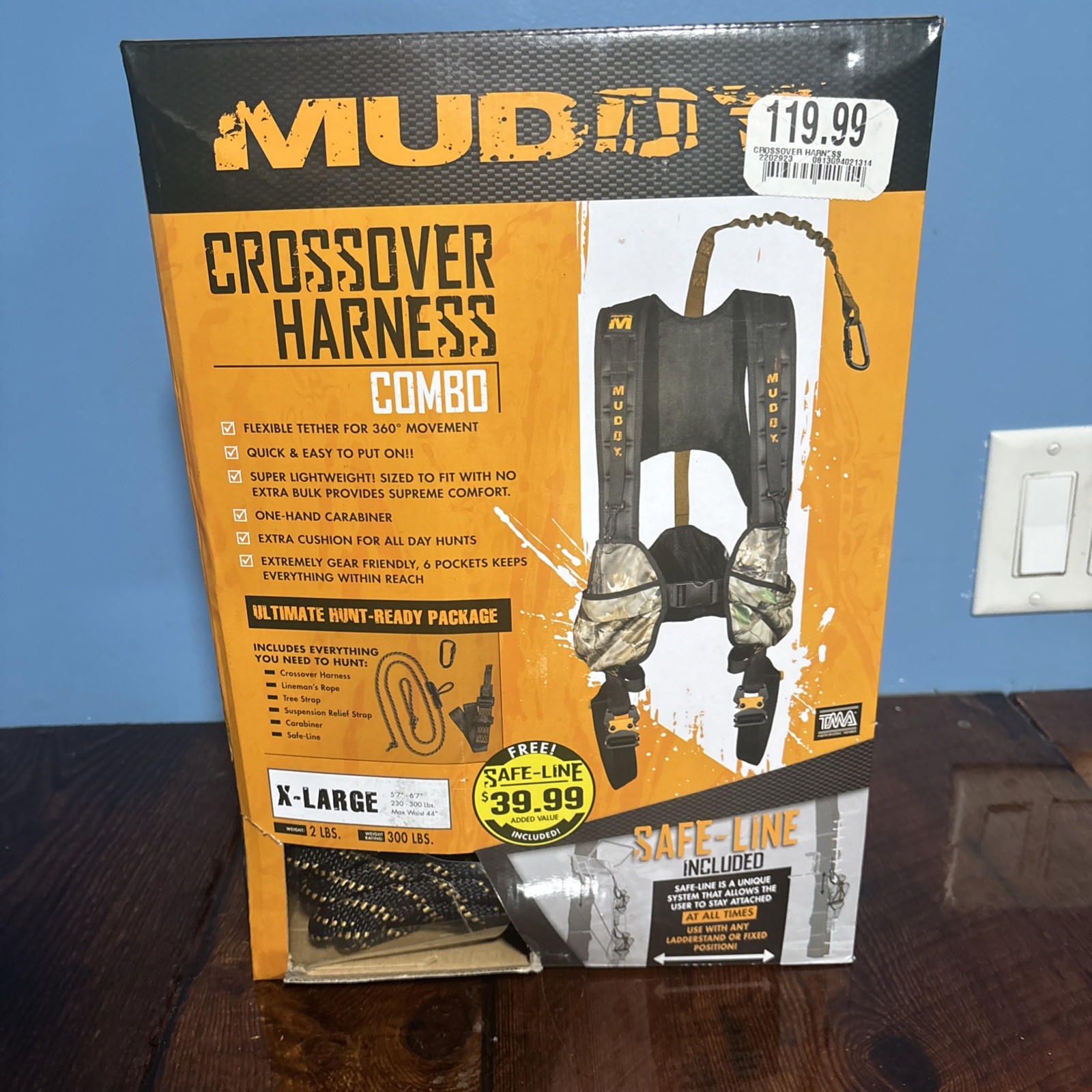 Muddy Harness And Safety Line Combo Small/Medium