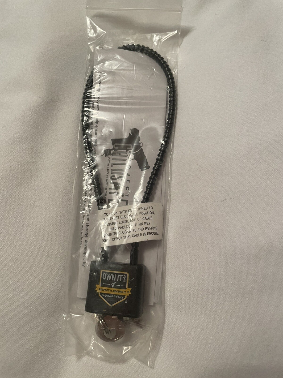 NIP Project Child Safety Gun Lock Pistol Shotgun Rifle Child Safety Black