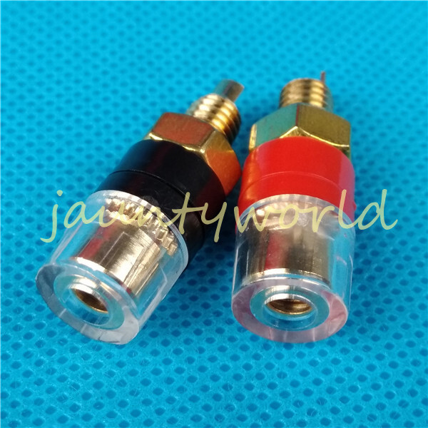 2PC Fork Connector Speaker Cable Amplifier Terminal Binding Posts