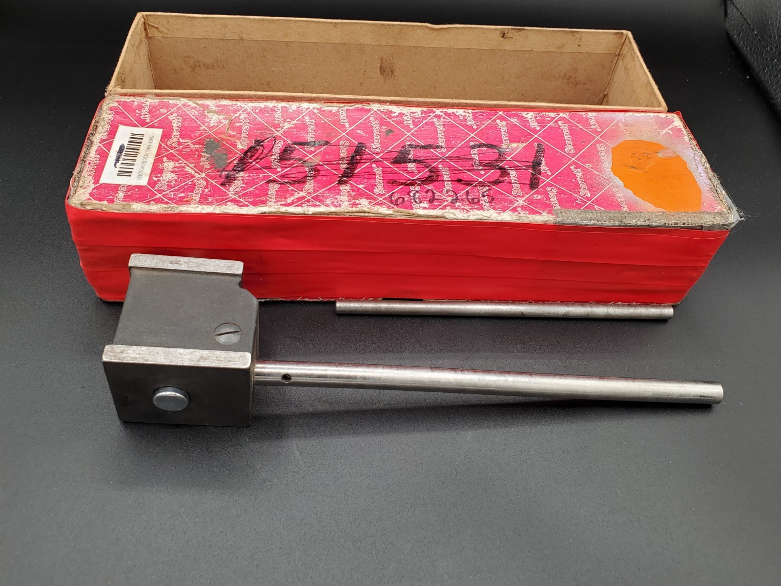 Starrett No. 657AA Magnetic Base - 657 Mag Incomplete Set Tested