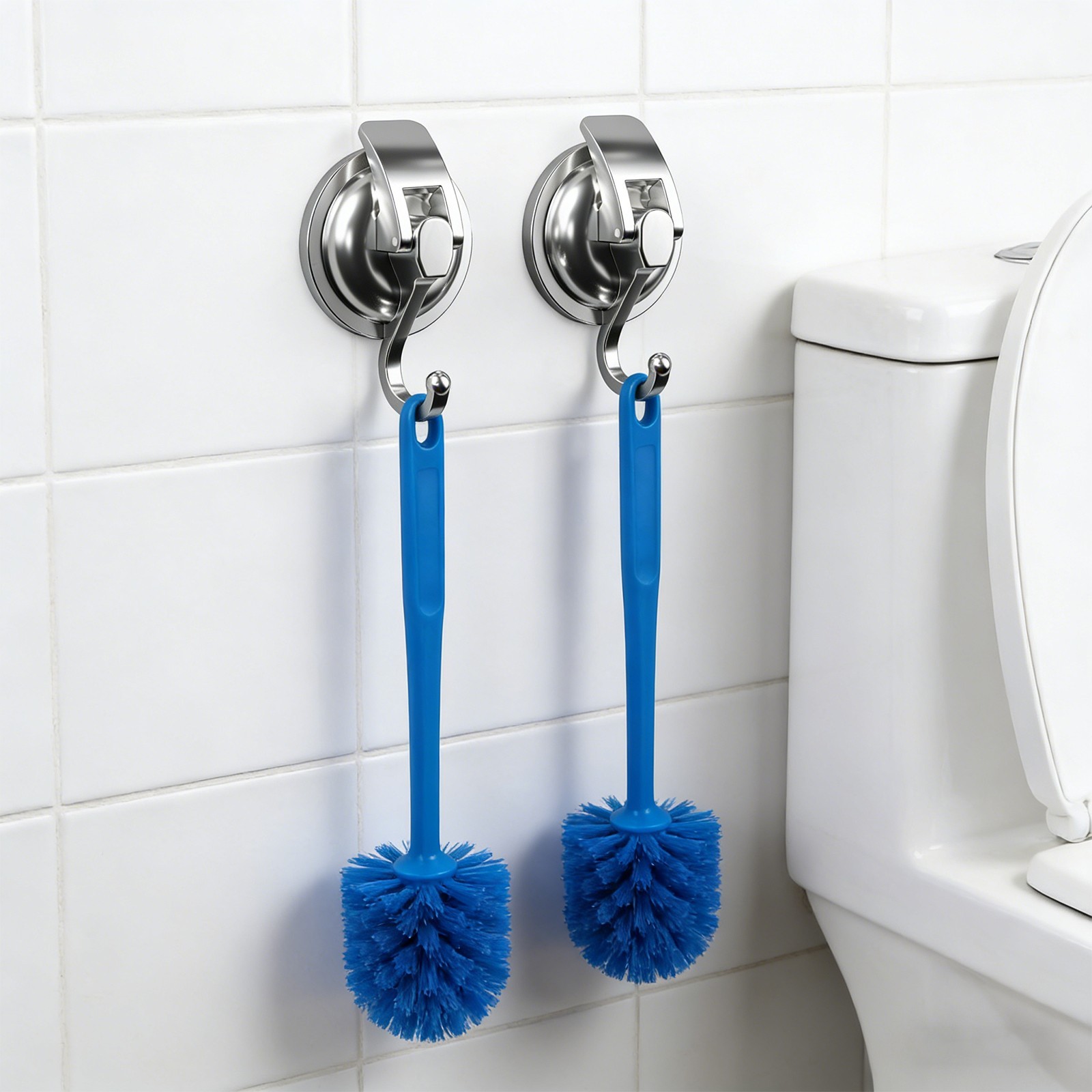 Vacuum Suction Cup Hooks, 2-piece Heavy Duty Suction Cup Hooks For Kitchens