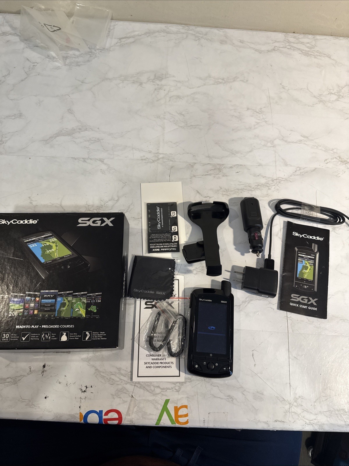 Sky Caddie SGX Golf Course GPS Map Range Finder Golf Courses Tested Read Descrip