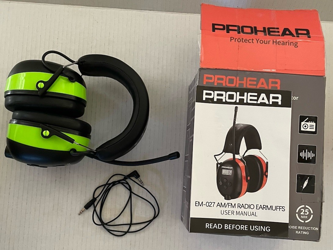 AM FM Radio Hearing Protector Missing Battery Cover
