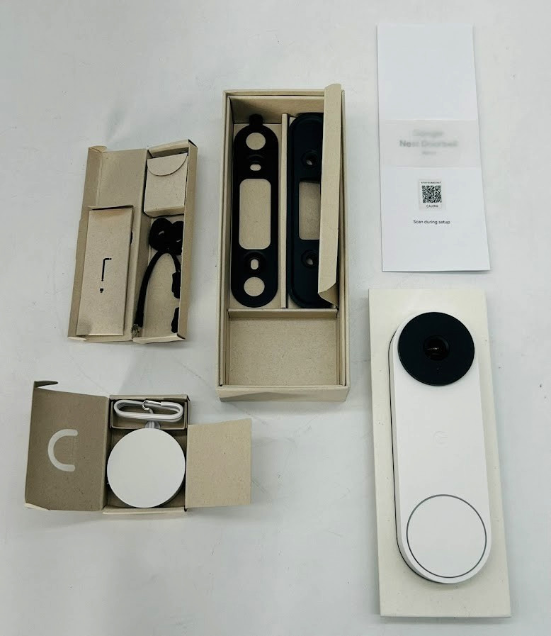 Google Nest Doorbell Wired 3rd Gen – Snow