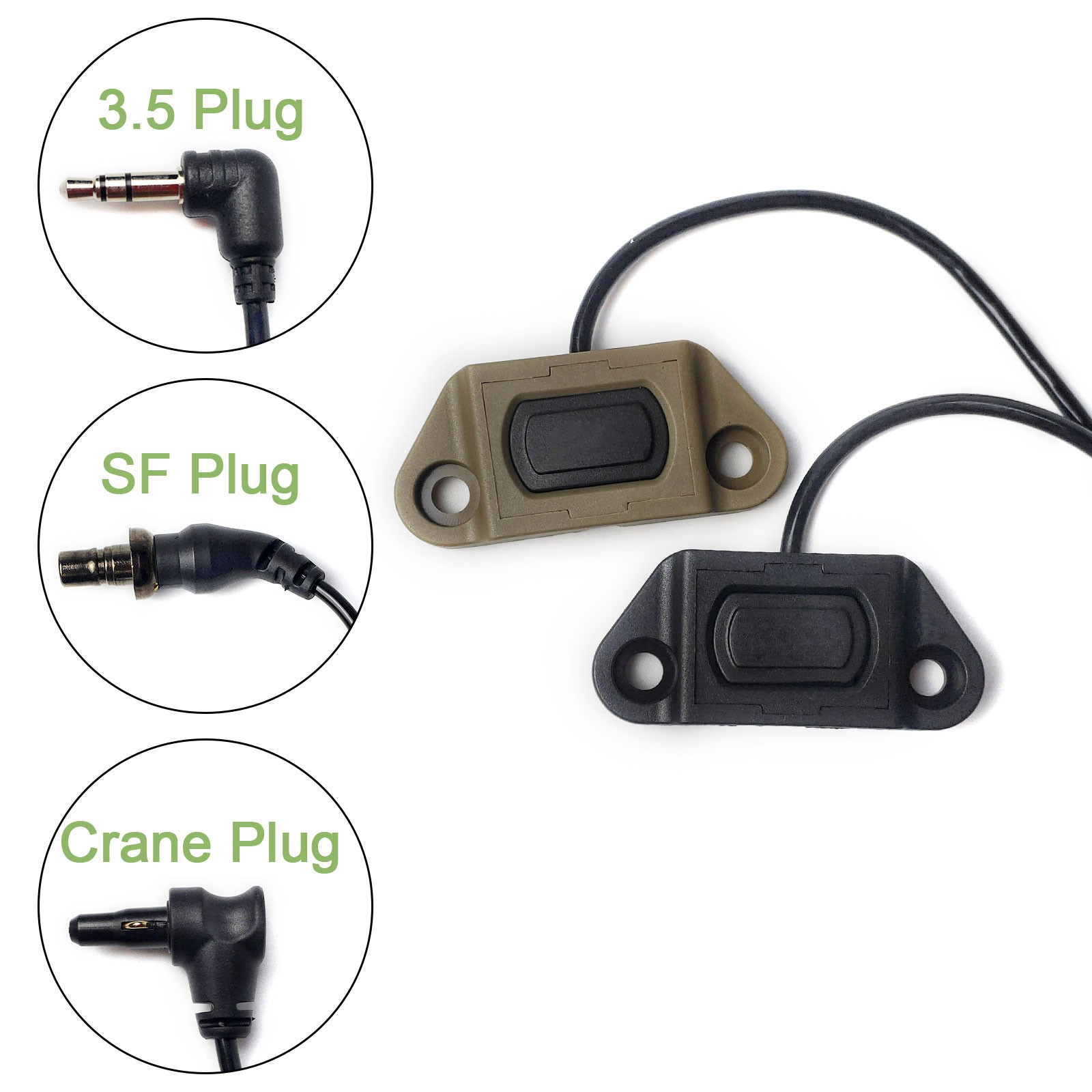 Tactical For M300 M600 Flashlight Switch Remote PEQ15 DBAL A2 Hot Button Hunting