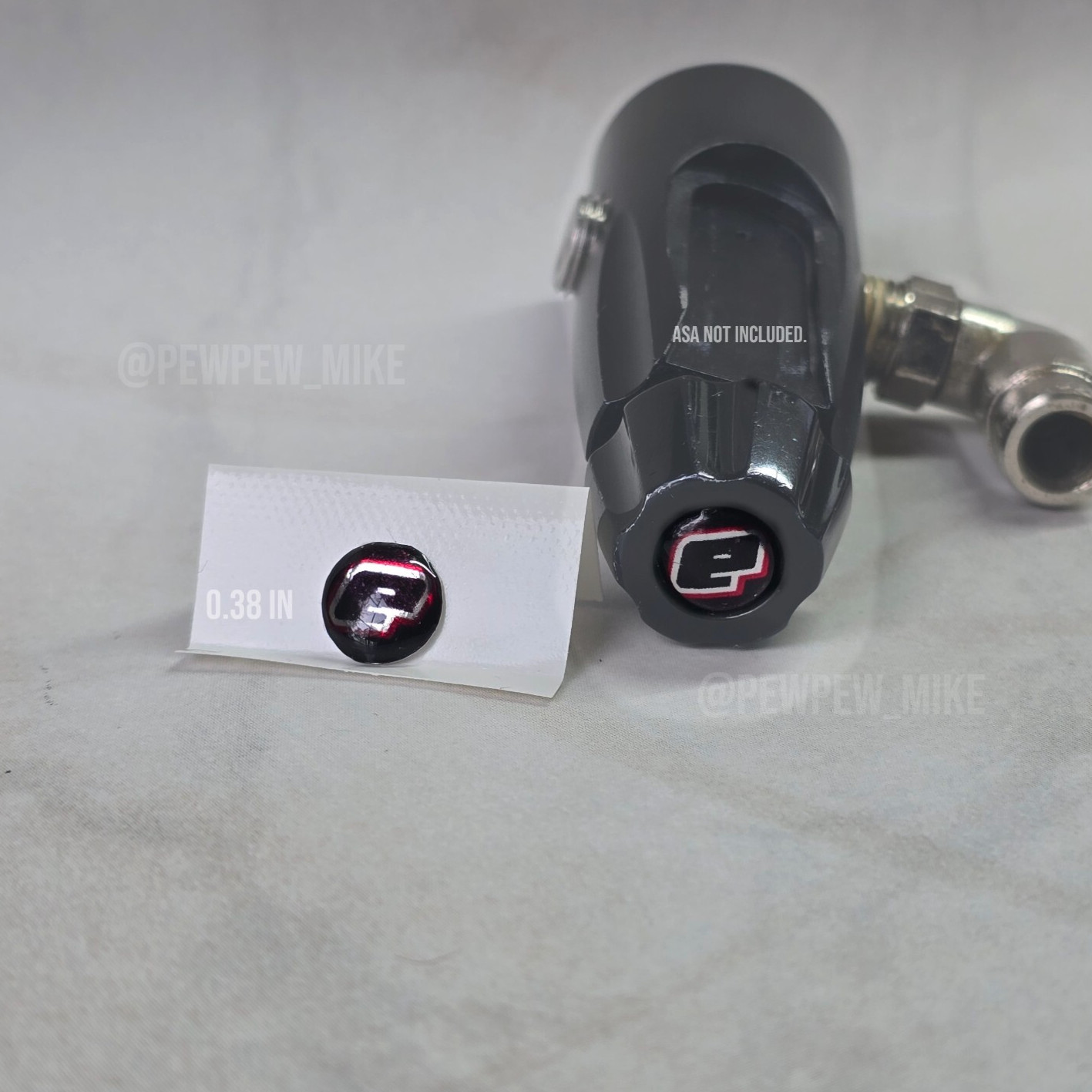 1 Eclipse Circle 0.38 3/8 in - Jewel Emblem Badge Planet Autococker Ego Body asa