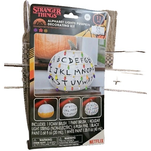 Stranger Things Alphabet Lights Pumpkin Decorating Kit 11 Piece NEW Halloween