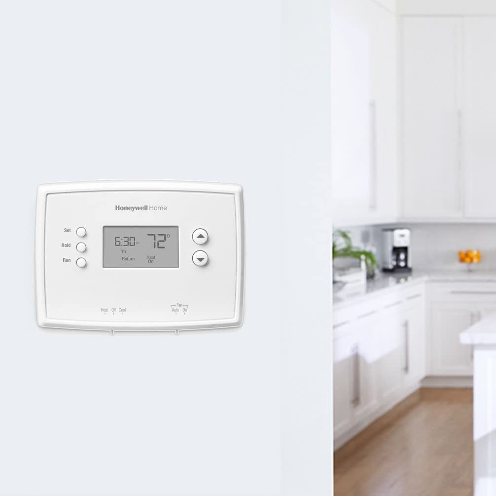RTH221B1039 RTH221B Programmable Thermostat, White