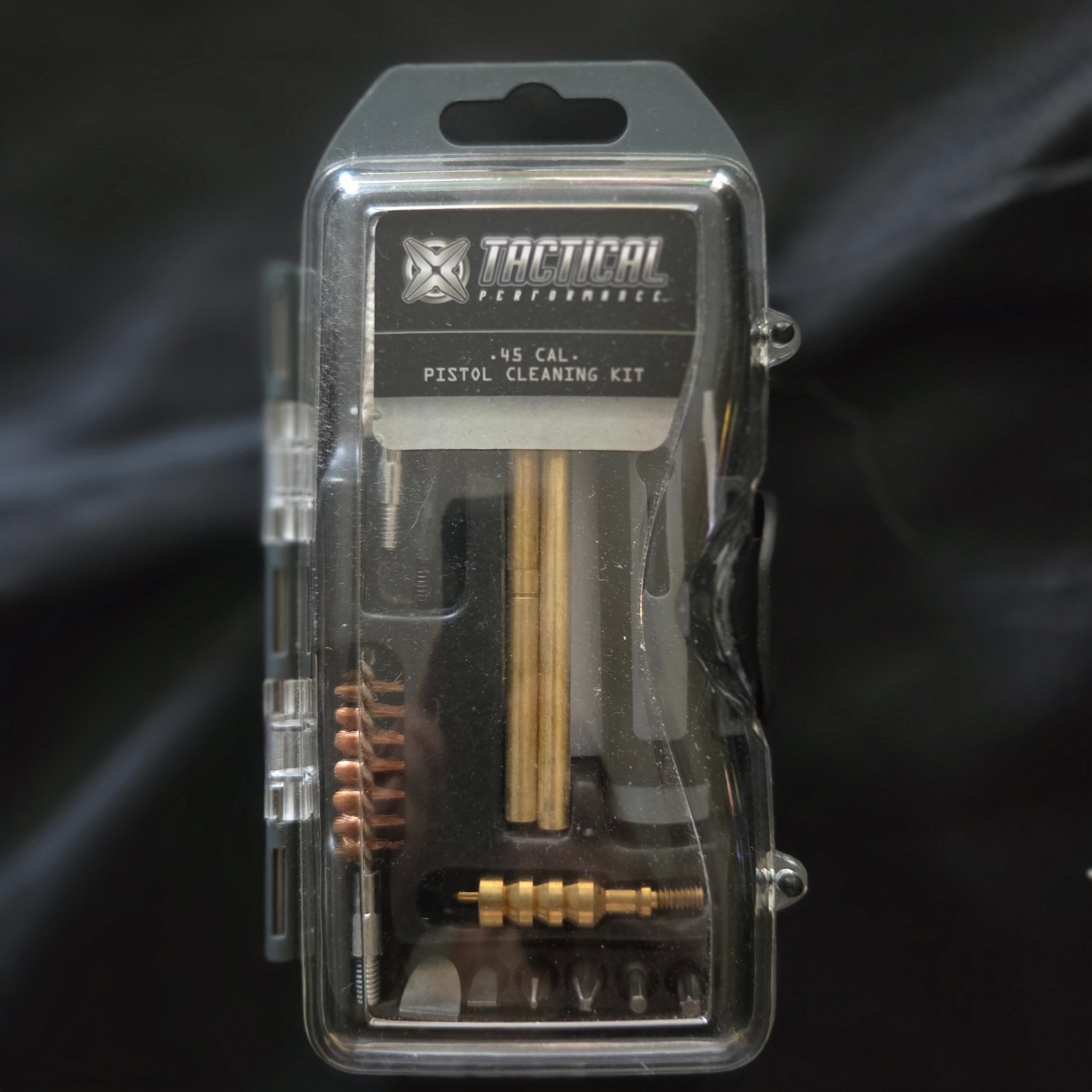 NEW! TACTICAL PERFORMANCE .45 CAL PISTOL CLEANING KIT